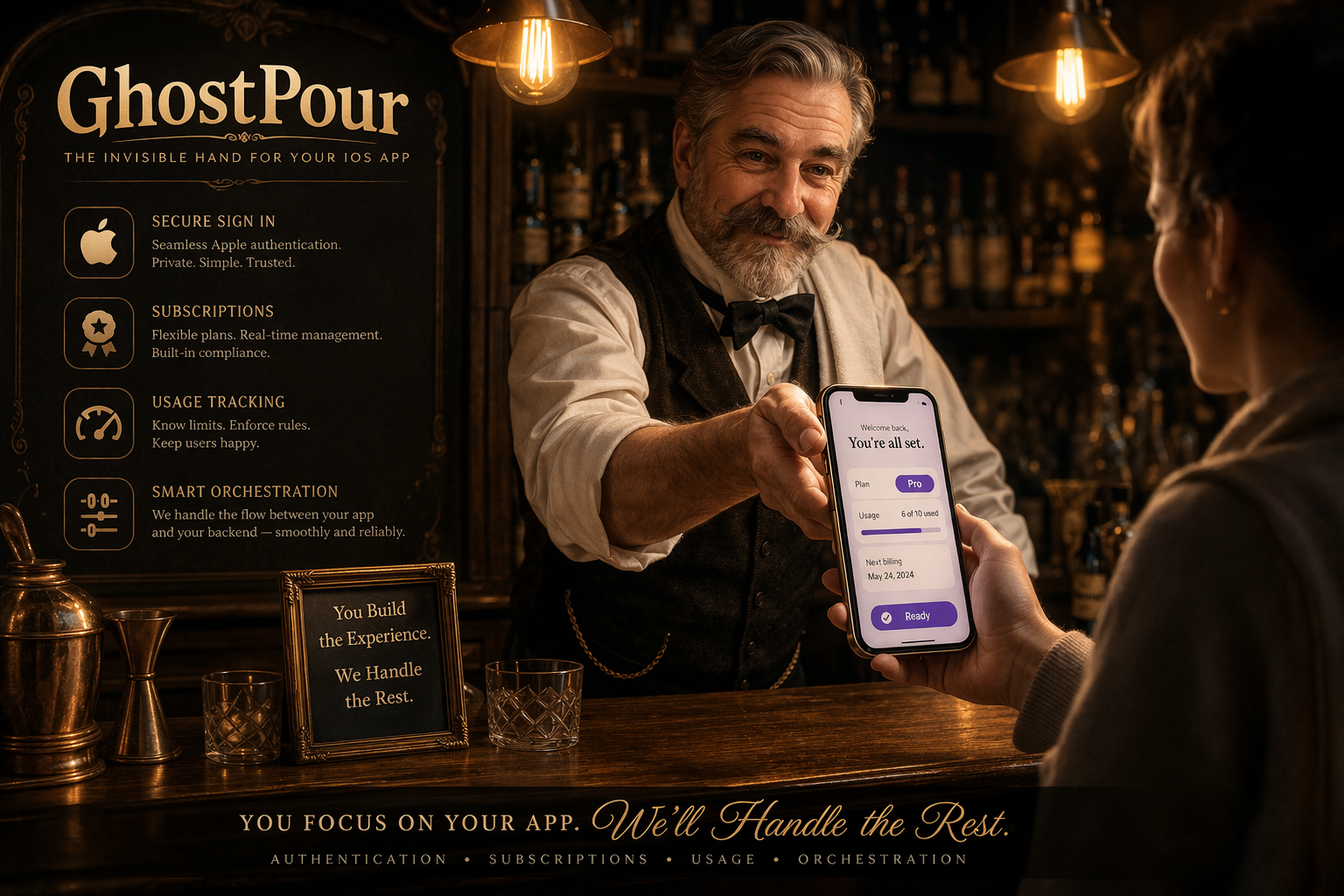 GhostPour — The invisible hand for your iOS app